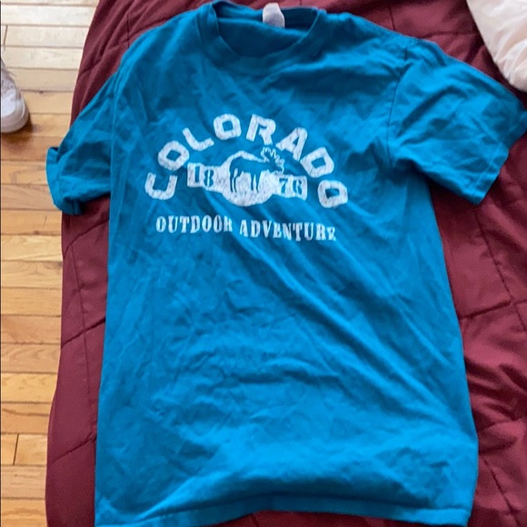 Two blue T-shirts Size SMALL - Picture 3 of 4